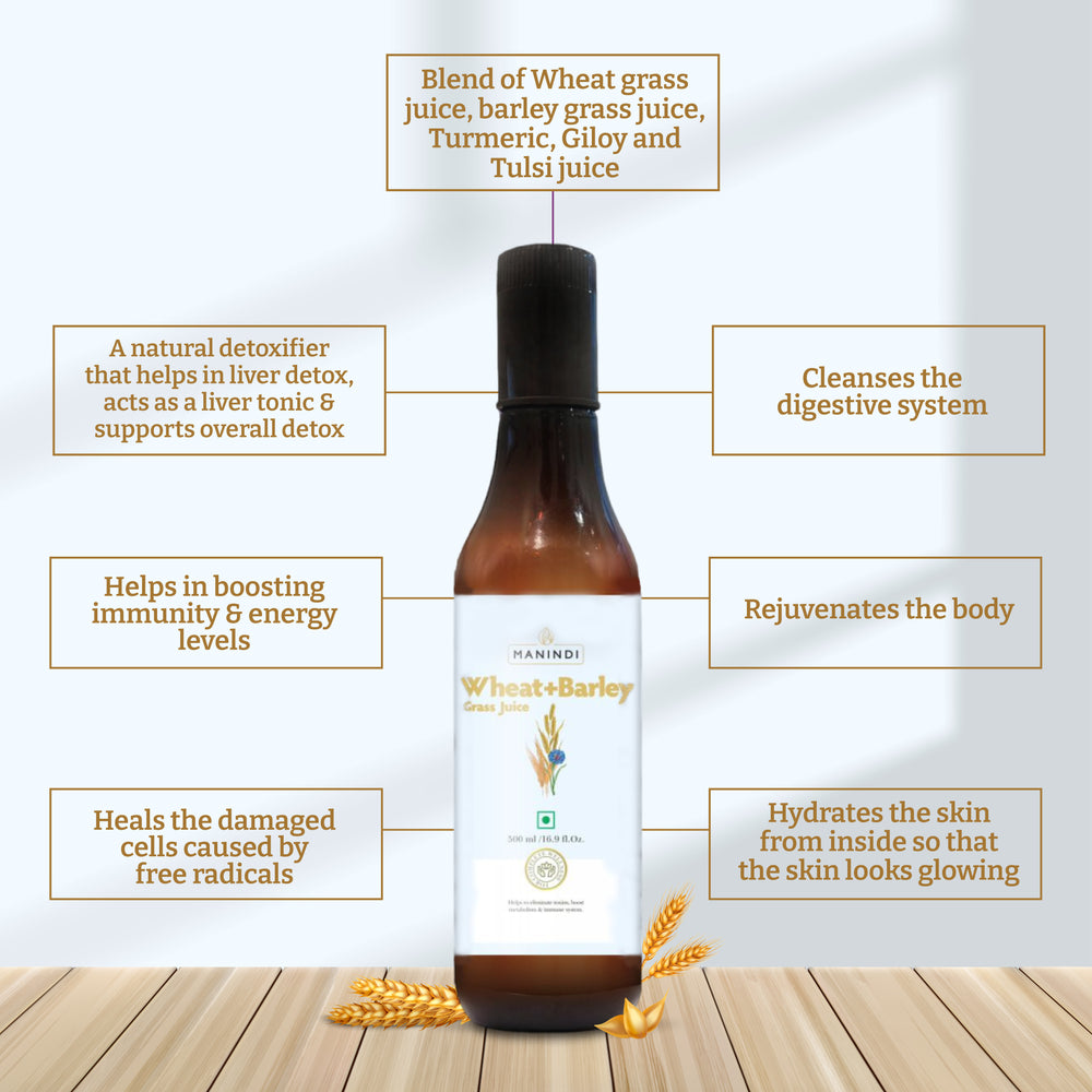 Manindi Wheat Barley Juice