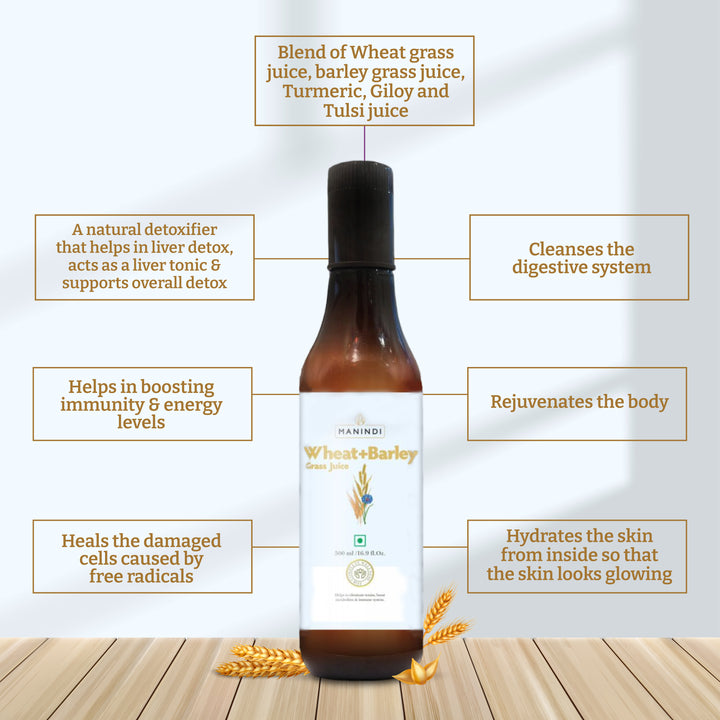 Manindi Wheat Barley Juice