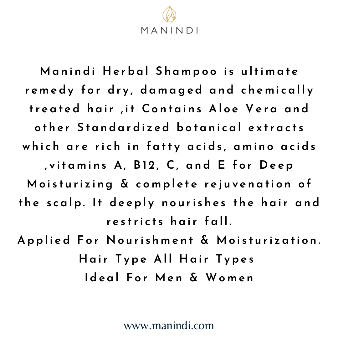 Manindi Herbal & Natural Shampoo