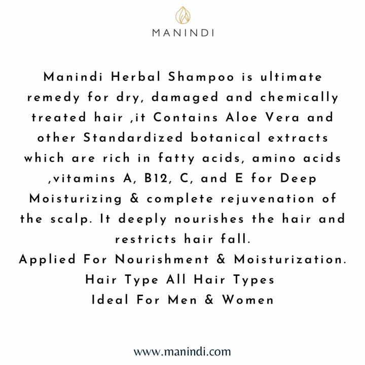 Manindi Herbal & Natural Shampoo