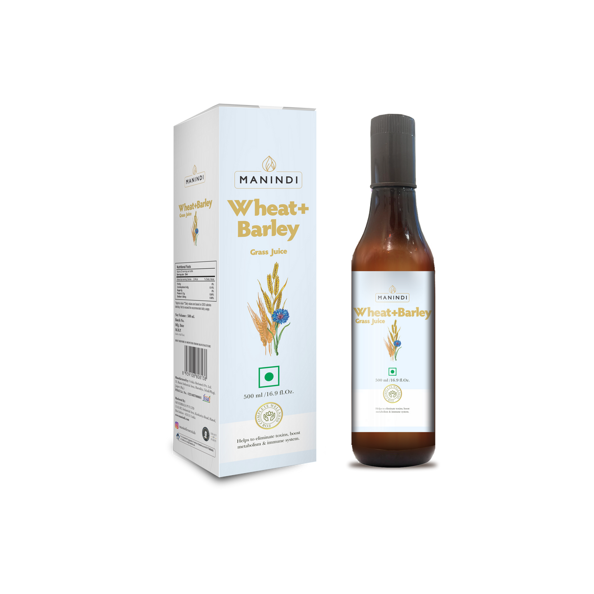 Manindi Wheat Barley Juice