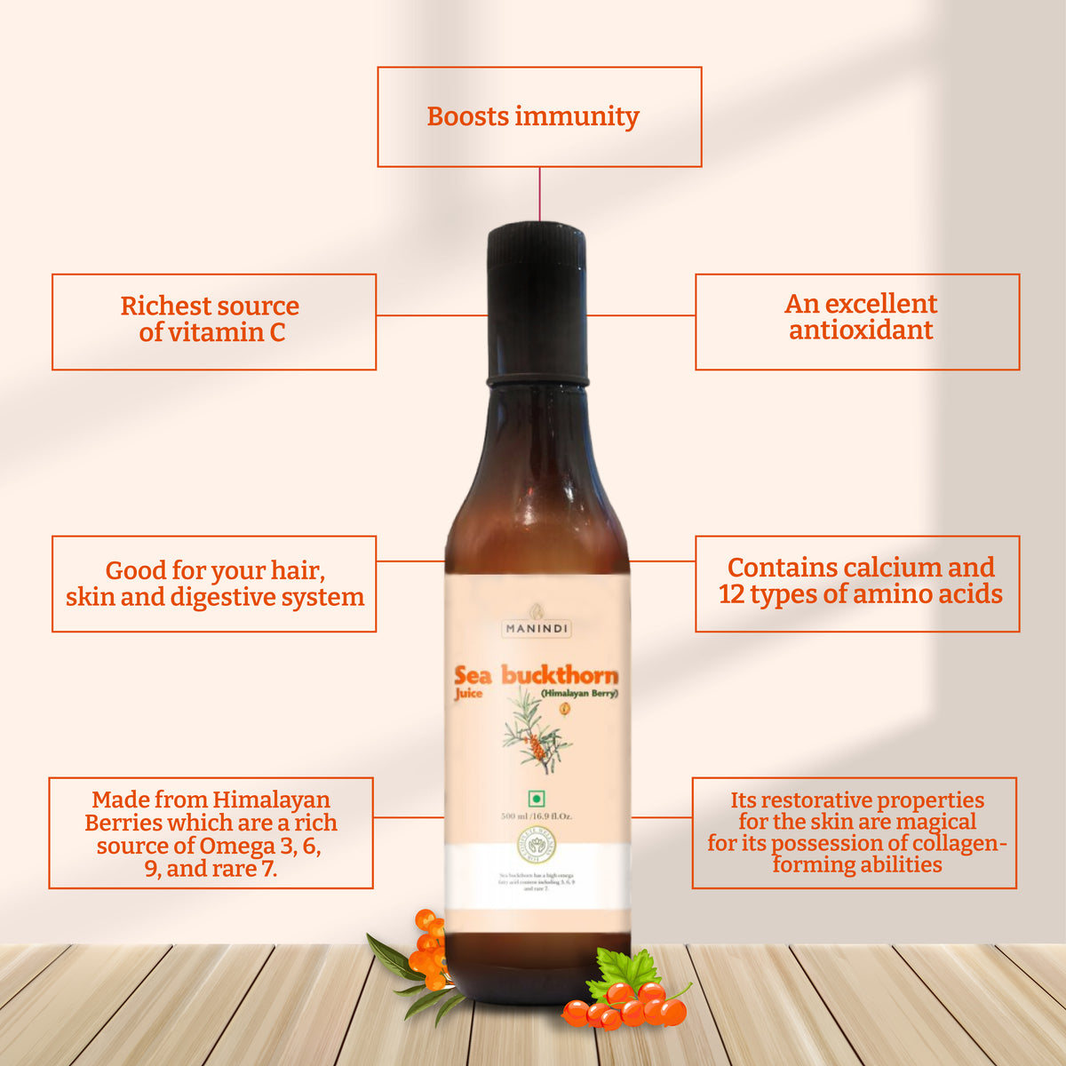 Manindi Sea Buckthorn Juice