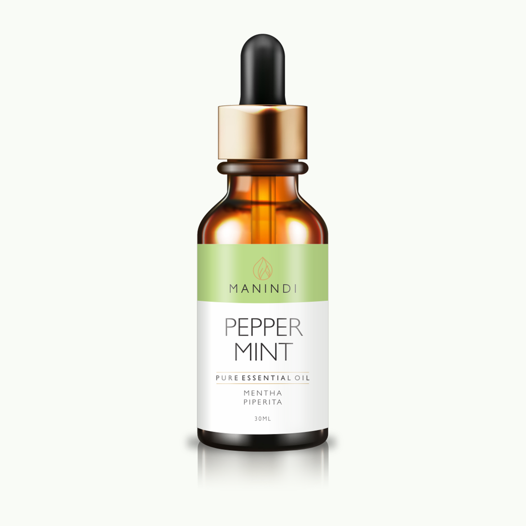 Manindi  Peppermint Essential Oil  30 ML ,irritable bowel syndrome , nausea,  digestive issues,  common cold and headache.