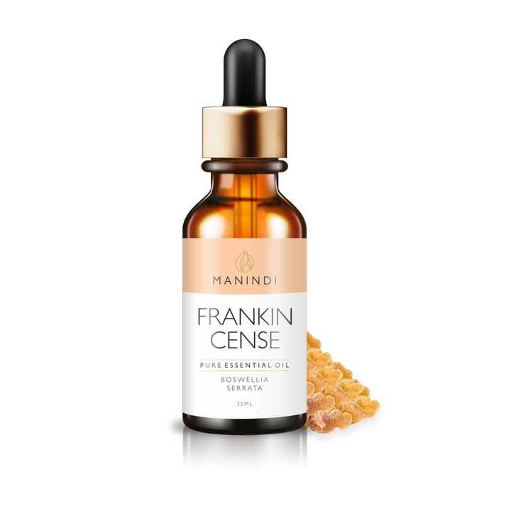 Manindi Frankincense Essential Oil 30 ML , reduce feelings of anxiety, stimulate the immune system, diminish signs of ageing