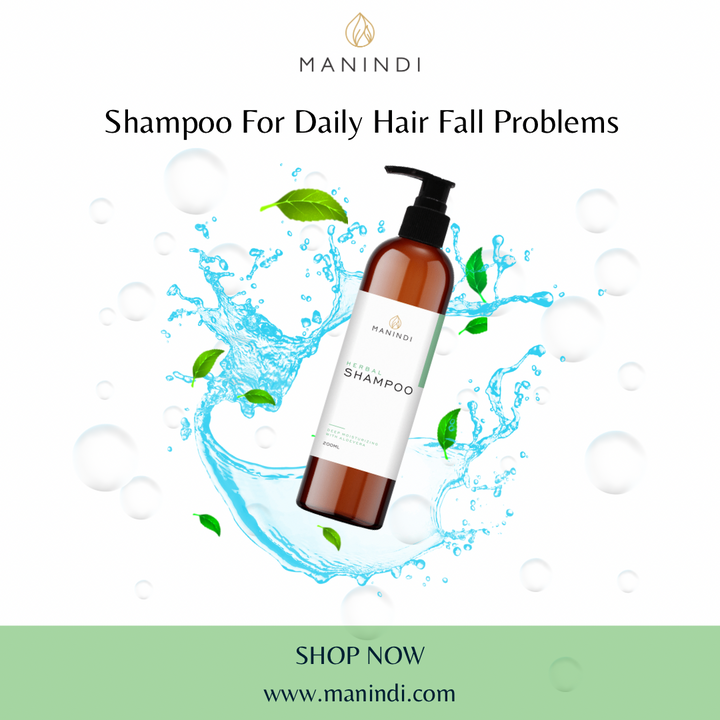 Manindi Shampoo- Damage Therapy | With Power of Standardized Botanical Extracts for solving hair problems| No Parabens | For all hair types